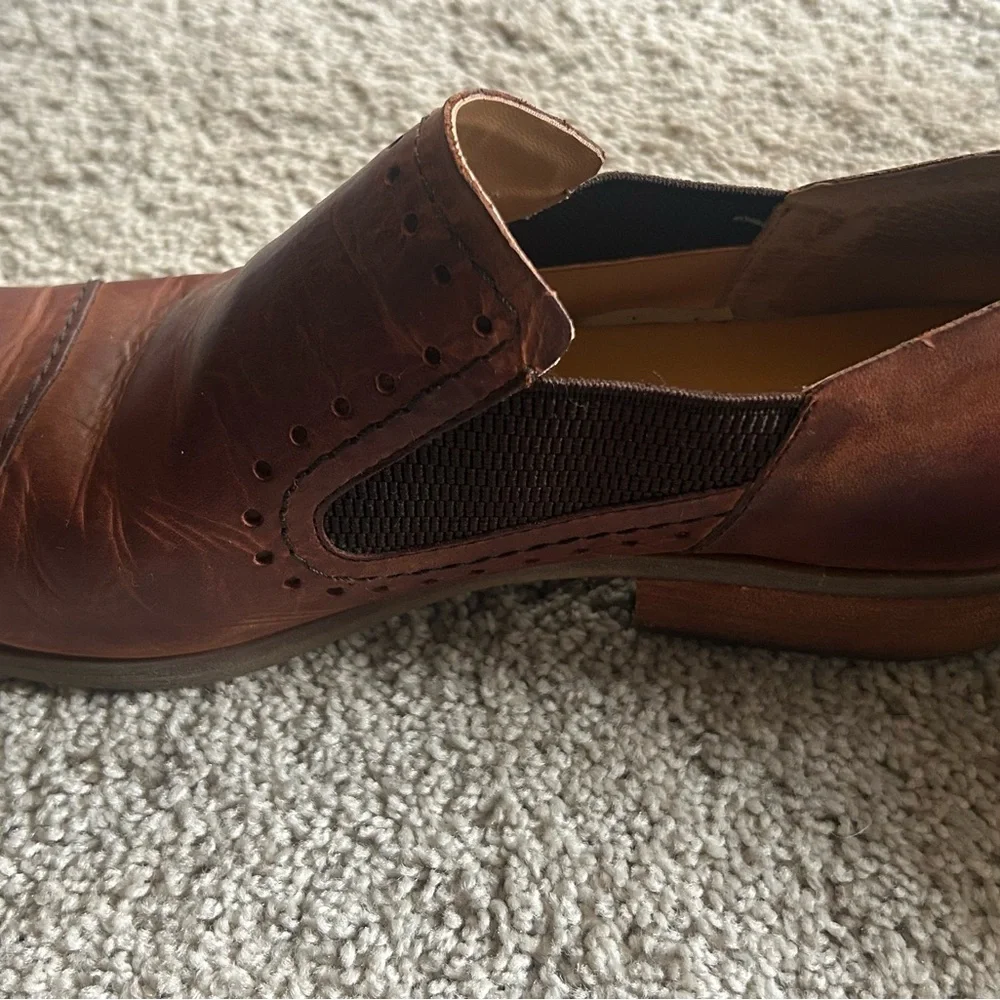 Korks Gertrude Slip-On Shoes
Brown Leather Ankle Booties - Picture 11 of 11